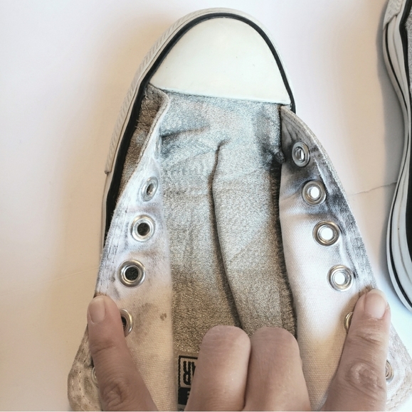 Converse All-Star silver metallic sneakers - Picture 9 of 9